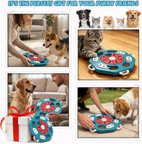 Dog Puzzle Toy, Enrichment Toys for Dogs Training IQ & Treat Brain Games, Dog Toys to Keep Them Busy, Mental Stimulation for Dogs, Puppy Toy for Treat Dispensing, Puzzle for Small, Medium, Cats