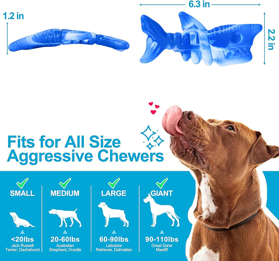 Dog Chew Toys for Aggressive Chewers, Durable Toys for Large Dogs, Heavy Duty Indestructible Large Dog Toys, Tough Dog Toys for Medium/Large Dogs Breed