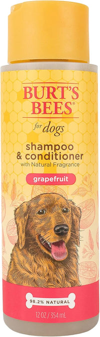 Shampoo & Conditioner with Naturally Derived Grapefruit Fragrance 2-In-1 Dog Shampoo & Conditioner - Cruelty Free, Formulated without Sulfates and Parabens, Made in USA, 12 Oz