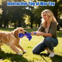 Squeaky Dog Toys Tough Chew Toys for Medium Small Puppy Dogs Stuffed Dinosaur Plush Dog Toy to Keep Them Busy