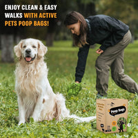 Dog Poop Bag, Extra Thick Dog Waste Bags, Leak-Proof, Easy-Tear, Strong Doggy, Lavender-Scented Waste Bags Eco-Friendly Doggie Bags