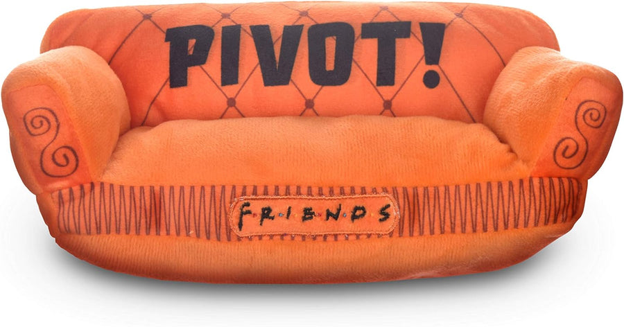 Friends TV Show Pivot Couch Plush Dog Toy, 10 Inch | Built-In Squeaker, Officially Licensed Friends Product, Iconic Couch Design, Hours of Play for Fans, a Must-Have for Fans